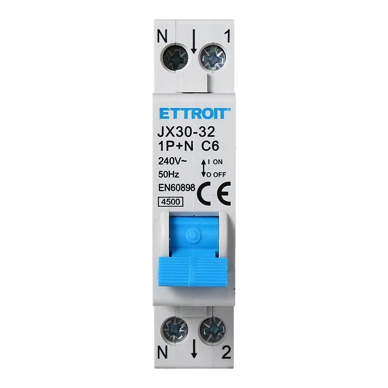 Interruttore Magnetotermico Automatico 1P+N 6A 4500A 220V Salvavita Stotz Occupa 1 Modulo DIN - Image 2