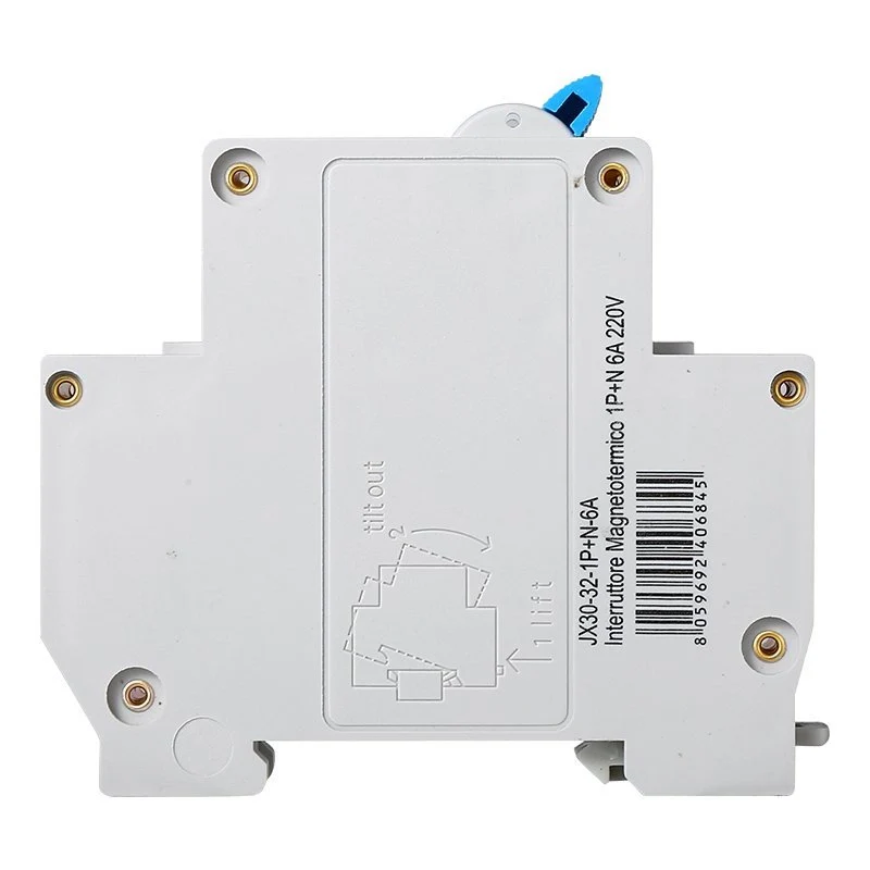Interruttore Magnetotermico Automatico 1P+N 6A 4500A 220V Salvavita Stotz Occupa 1 Modulo DIN - Image 3
