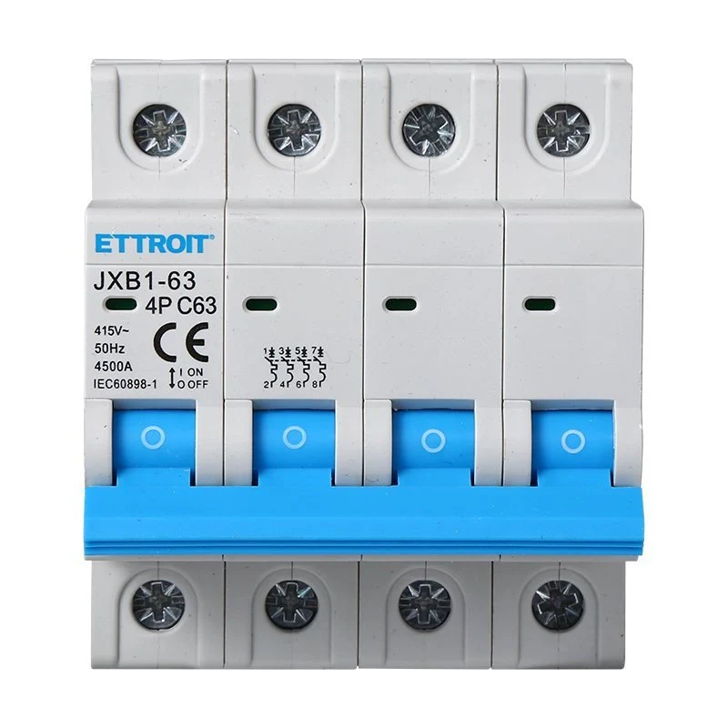 Interruttore Magnetotermico Automatico 4P 63A 6000A 220V 380V Salvavita Stotz Occupa 4 Moduli DIN - Image 2