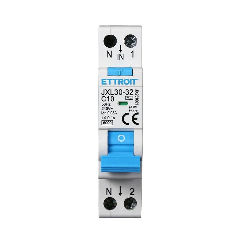 Interruttore Magnetotermico Differenziale 1P+N 10A 6KA 30mA 220V Occupa 1 Modulo DIN - Image 2