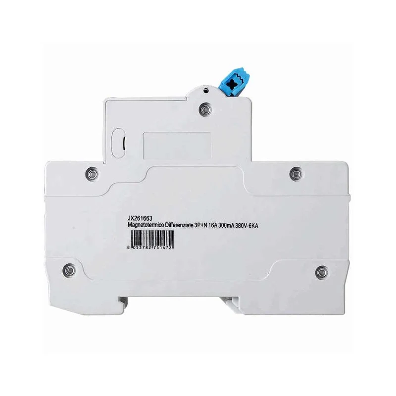 Interruttore Magnetotermico Differenziale 3P+N 16A 6KA 300mA 380V Occupa 4 Moduli DIN - Image 3