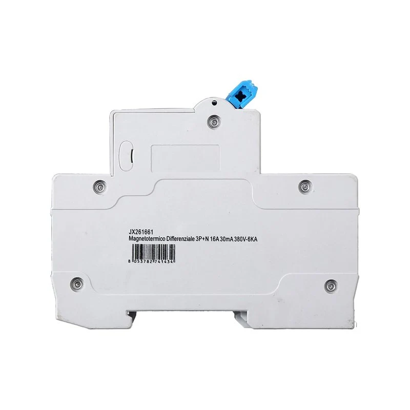 Interruttore Magnetotermico Differenziale 3P+N 16A 6KA 30mA 380V Occupa 4 Moduli DIN - Image 3