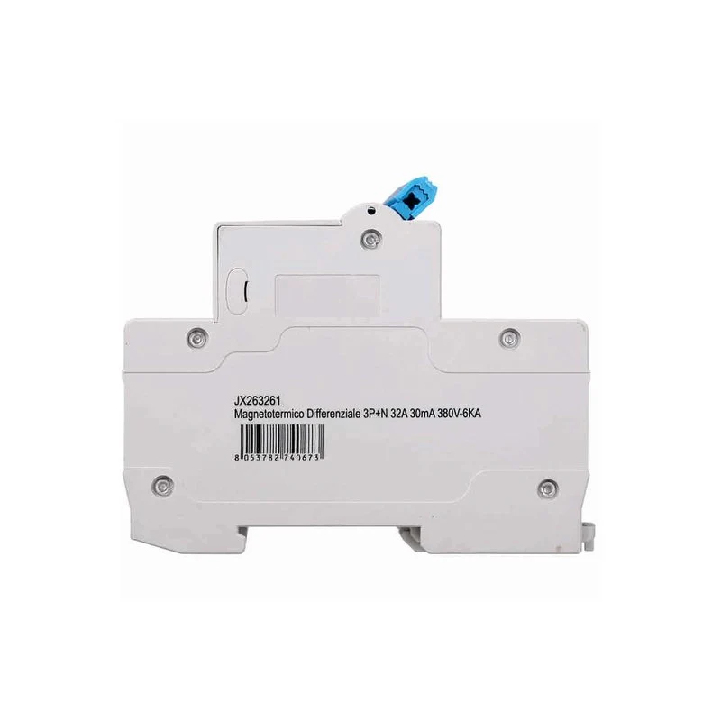 Interruttore Magnetotermico Differenziale 3P+N 32A 6KA 30mA 380V Occupa 4 Moduli DIN - Image 2