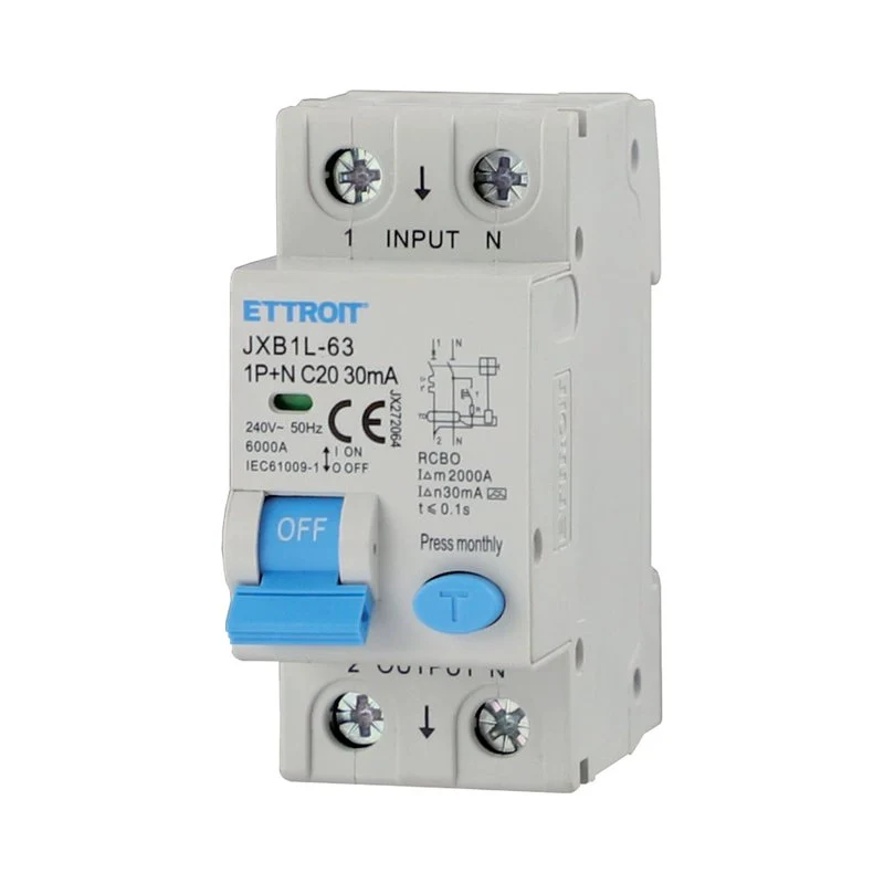 Interruttore Magnetotermico Differenziale Tipo A 1P+N 20A 6KA 30mA 220V Occupa 2 Moduli DIN - Image 2
