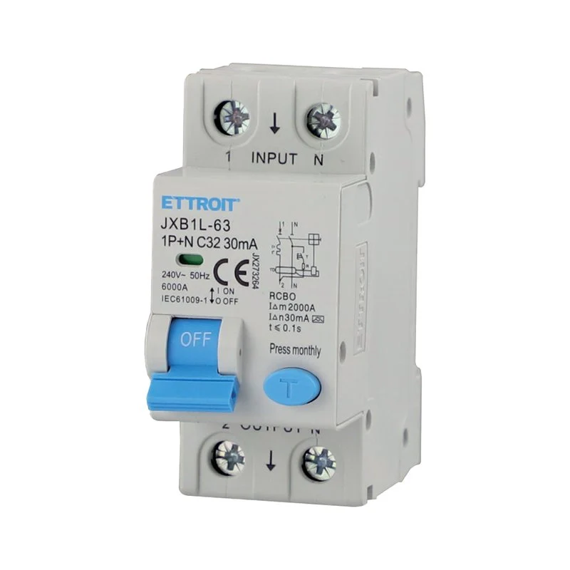Interruttore Magnetotermico Differenziale Tipo A 1P+N 32A 6KA 30mA 220V Occupa 2 Moduli DIN - Image 2
