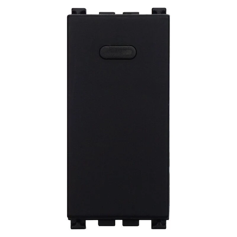 Invertitore 1P 16A Unipolare Colore Nero Compatibile Con Vimar Arke - Image 2