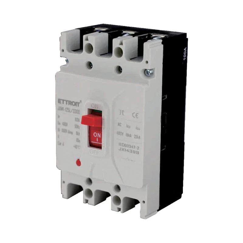 MCCB Interruttori Scatolati Magnetotermici 3P 22kA 100A AC 400V IP20 IEC60947-2 - Image 3