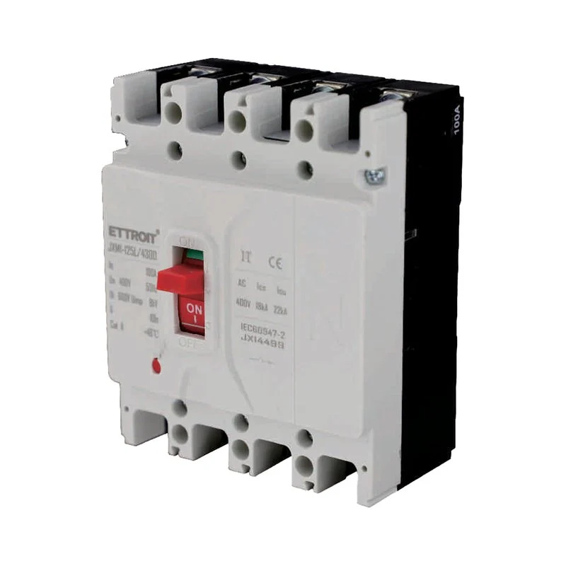 MCCB Interruttori Scatolati Magnetotermici 4P 22kA 100A AC 400V IP20 IEC60947-2 - Image 3