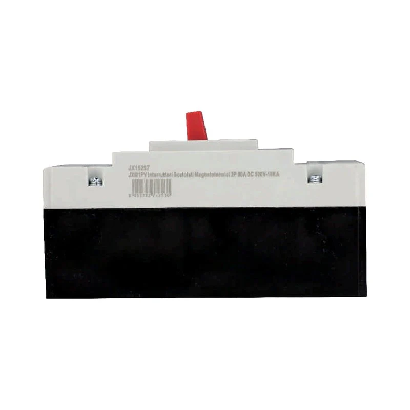 MCCB Interruttori Scatolati Magnetotermici DC Fotovoltaico 2P 10kA 80A DC 500V IP20 IEC60947-2 - Image 2