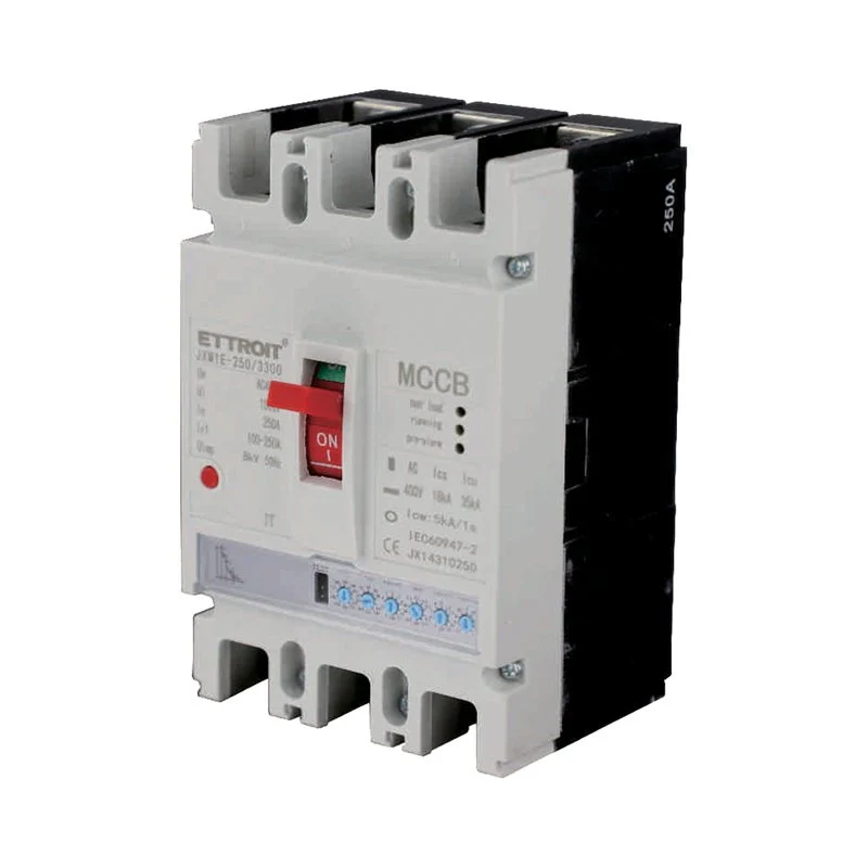 MCCB Interruttori Scatolati Magnetotermici Regolabile 3P  35kA Regolabile 100A-250A AC 400V IP20 IEC60947-2 - Image 3