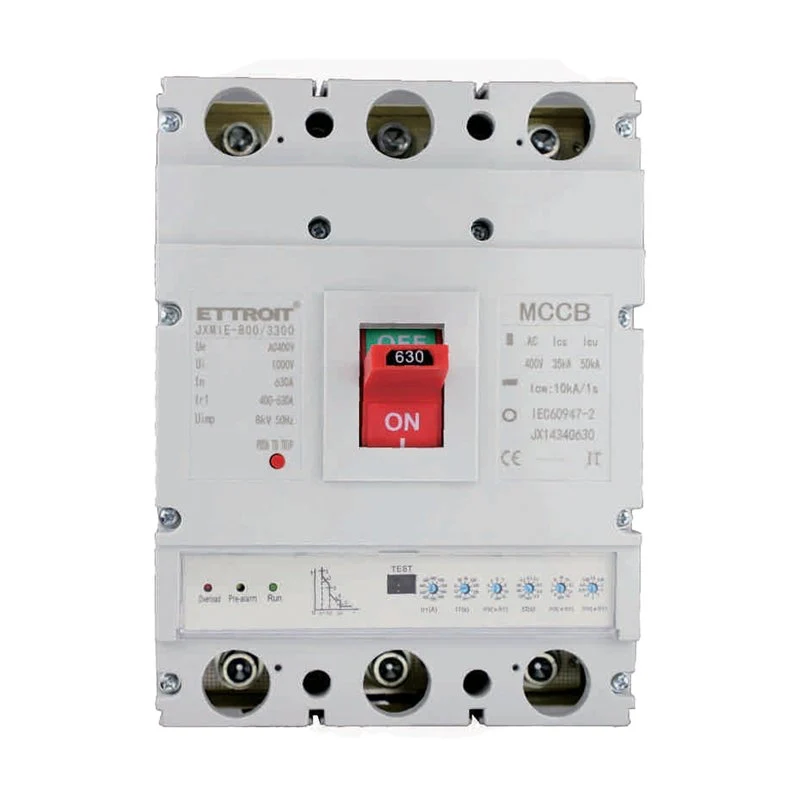 MCCB Interruttori Scatolati Magnetotermici Regolabile 3P  50kA Regolabile 400A-630A AC 400V IP20 IEC60947-2