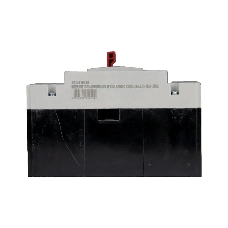 MCCB Interruttori Scatolati Magnetotermici Regolabile 3P  25kA Regolabile 63A-125A AC 400V IP20 IEC60947-2 - Image 2