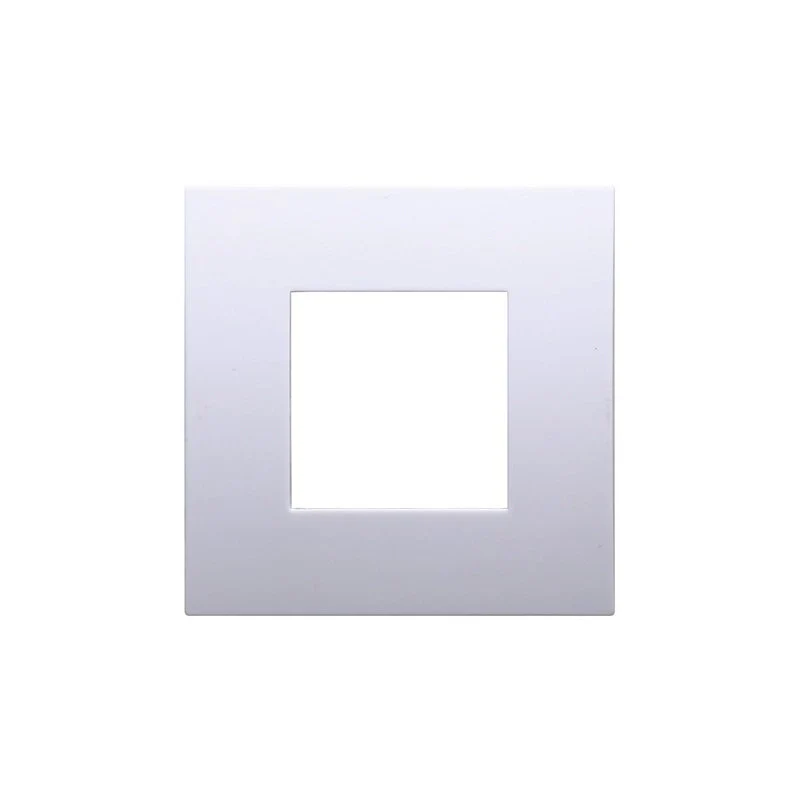 Placca Plastica Serie Venus 2P Colore Bianco Compatibile Con Vimar Arke - Image 2