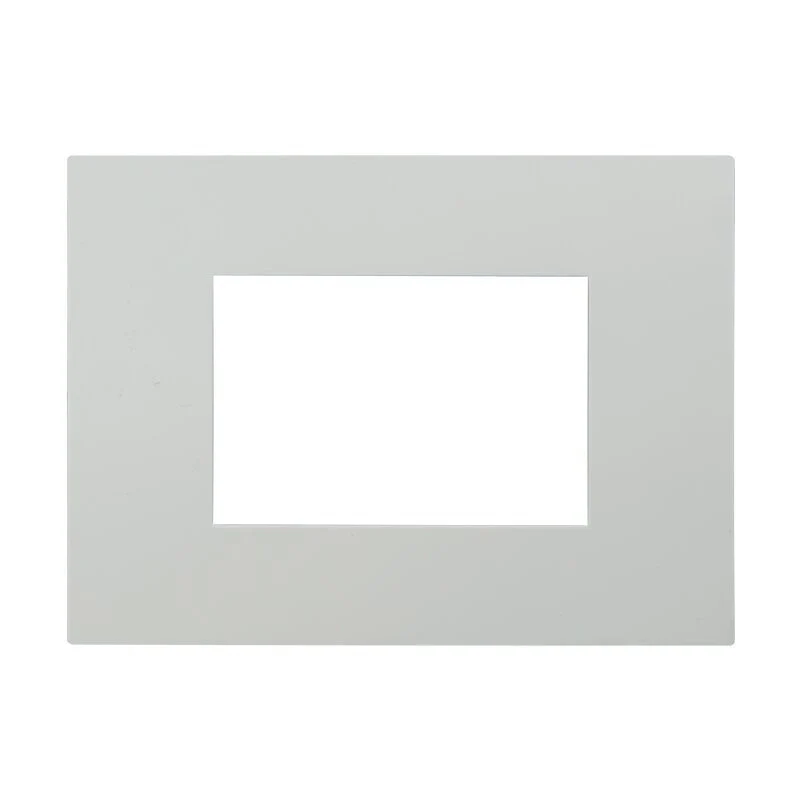 Placca Plastica Serie Venus 3P Colore Sabbia Compatibile Con Vimar Arke
