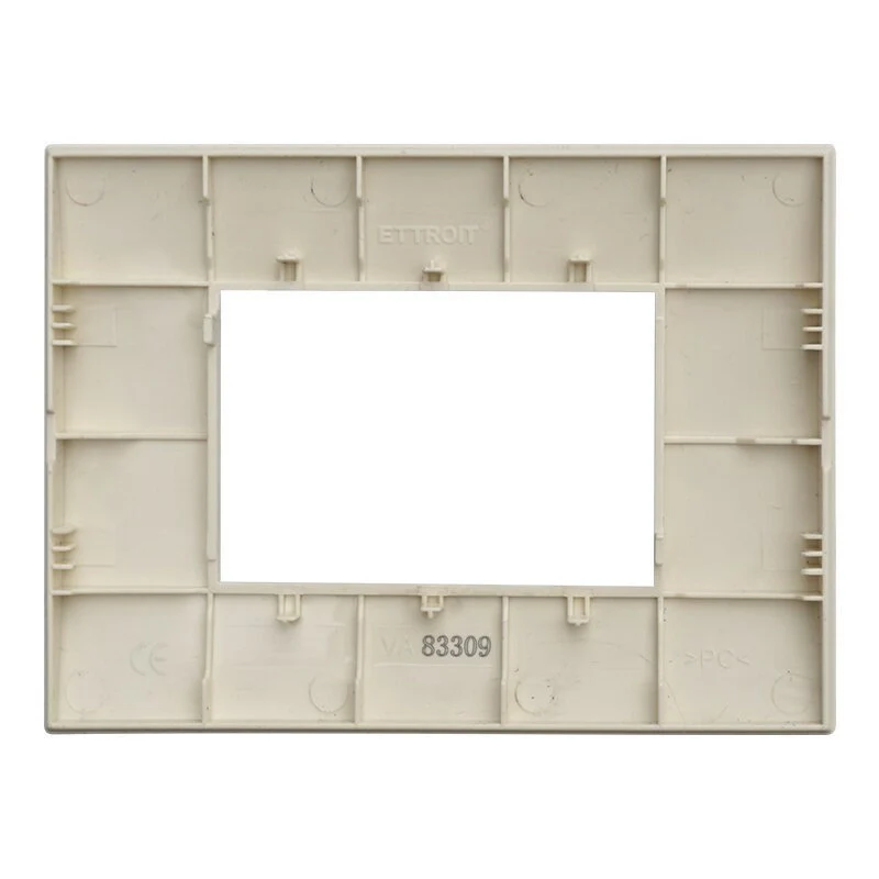 Placca Plastica Serie Venus 3P Colore Sabbia Compatibile Con Vimar Arke - Image 3