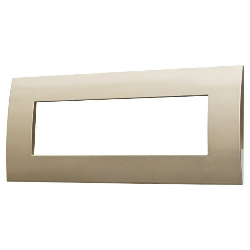 Placca Plastica Serie Venus 7P Colore Bronzo Compatibile Con Vimar Arke - Image 3