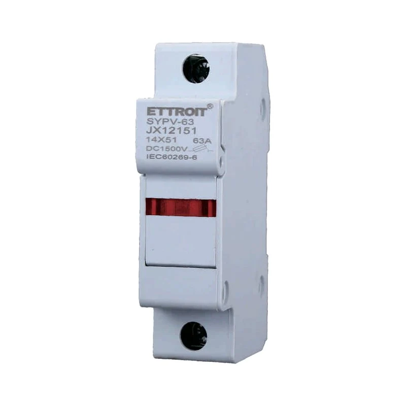 Portafusibile Modulare DC Fotovoltaico 1P 1M D14X51mm 63A DC 1000V IP20 IEC60269-6 - Image 3