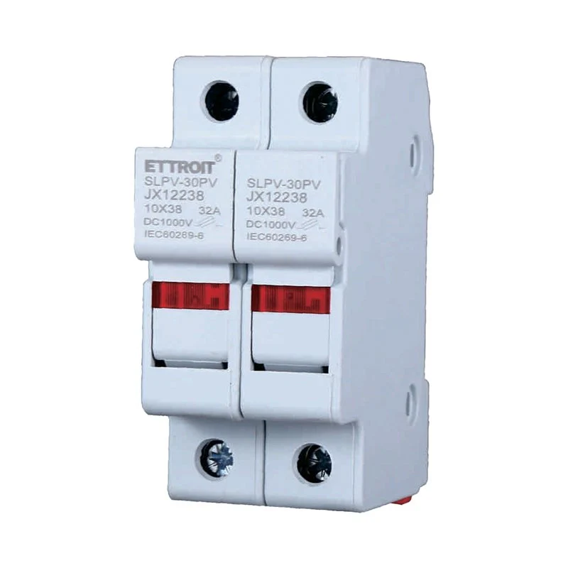 Portafusibile Modulare DC Fotovoltaico 2P 2M D10X38mm 32A DC 1000V IP20 IEC60269-6 - Image 3