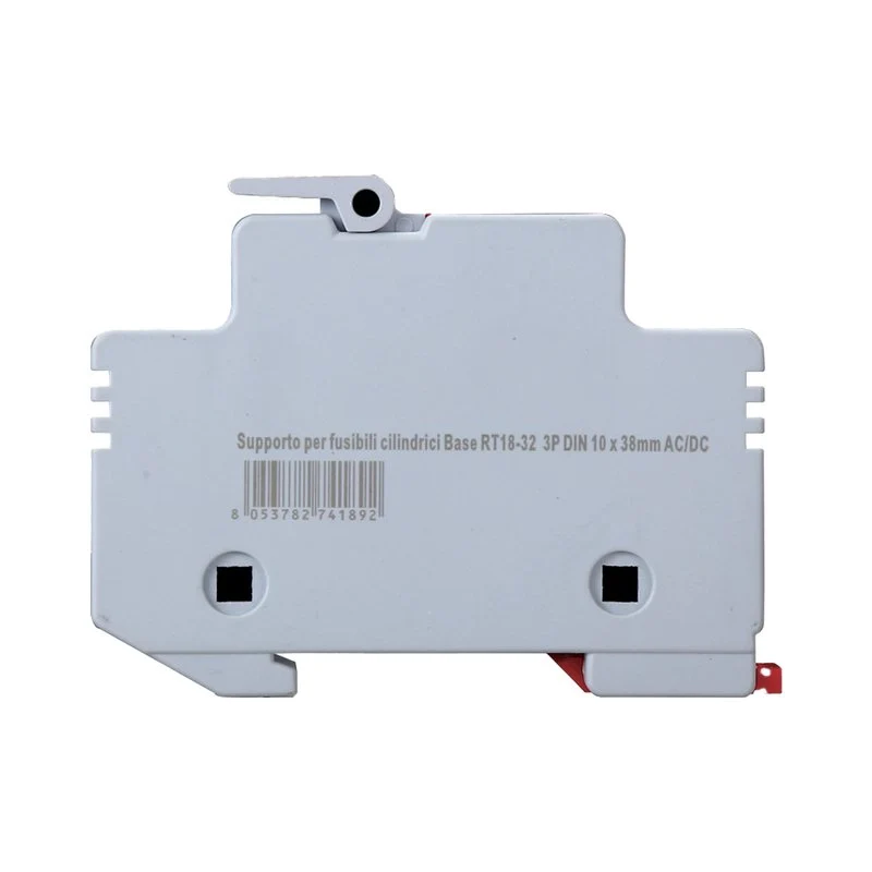 Portafusibile Modulare DC Fotovoltaico 3P 3M D10X38mm 32A DC 1000V IP20 IEC60269-6 - Image 2