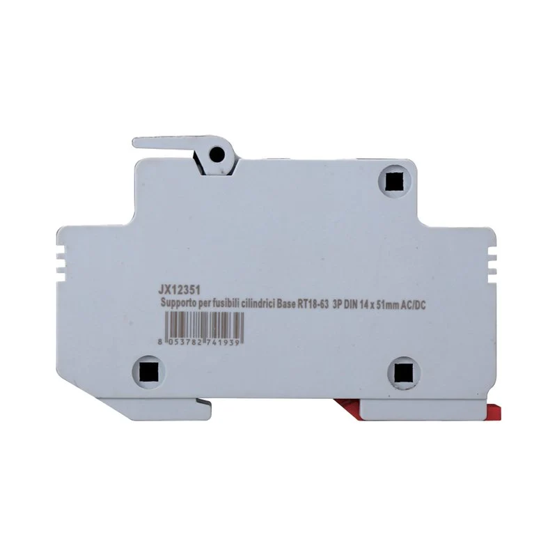 Portafusibile Modulare DC Fotovoltaico 3P 3M D14X51mm 63A DC 1000V IP20 IEC60269-6 - Image 2