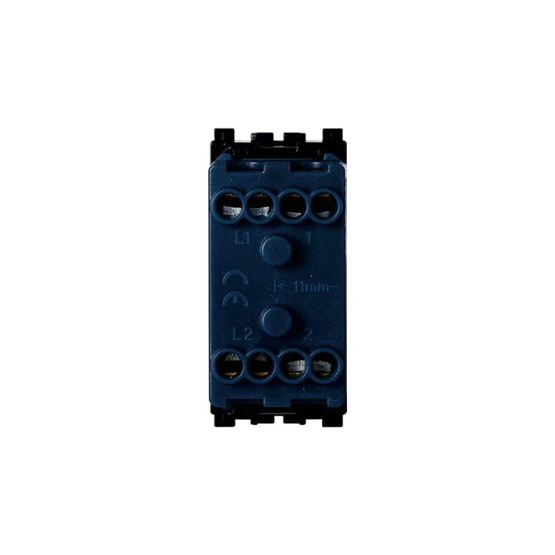 Pulsante Doppio Saliscendi 1P+1P 10A Colore Bianco Compatibile Con Vimar Arke - Image 2