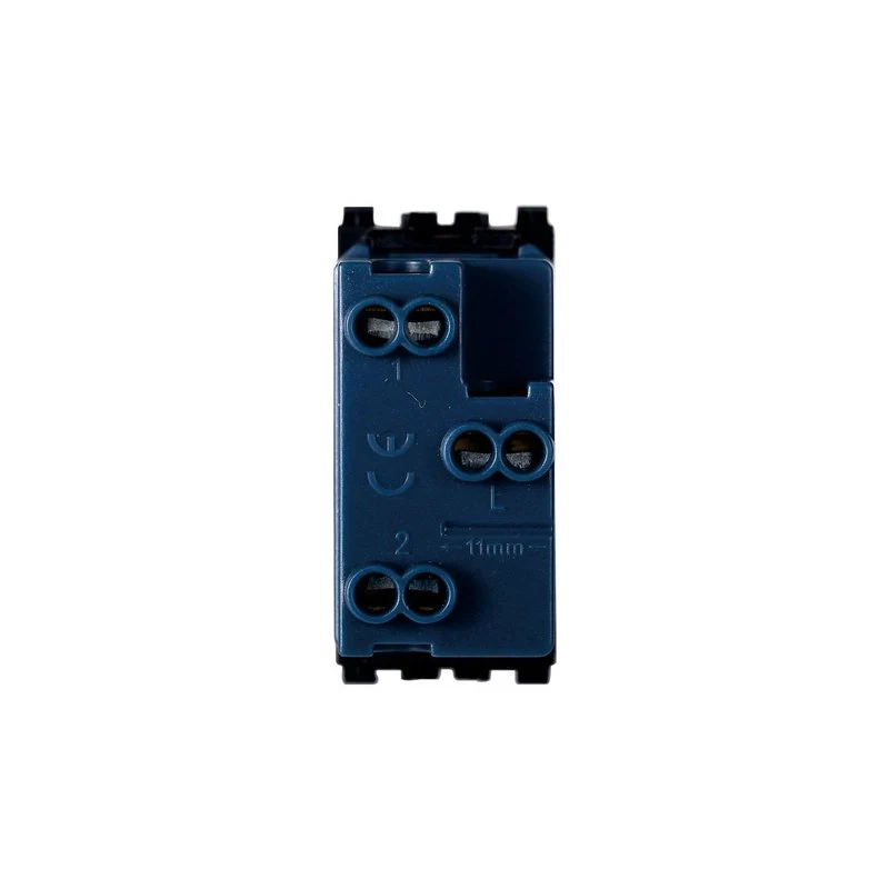 Pulsante Saliscendi Commutatore 2P 10A Tapparelle Colore Bianco Compatibile Con Vimar Arke - Image 2