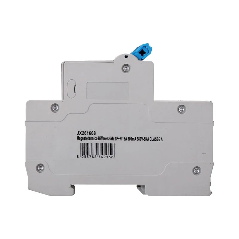 RCBO Interruttore Magnetotermico Differenziale Tipo A Curva C 3P+N 4M 6000A 300mA C16A AC 400V IP20 IEC61009-1 - Image 2