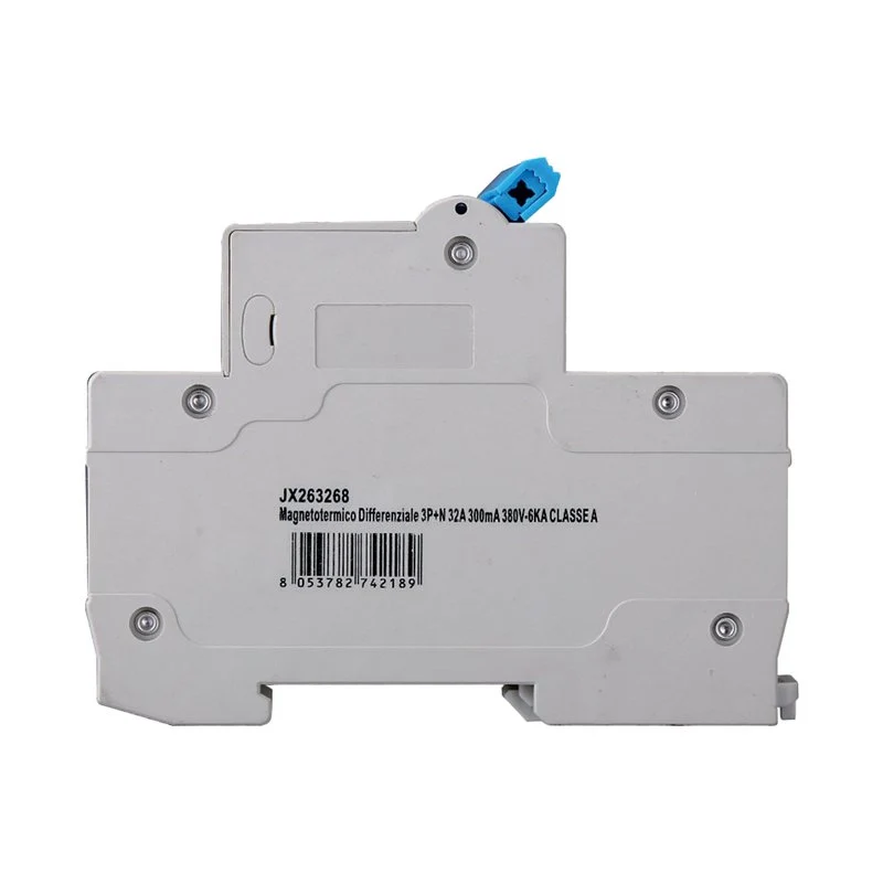 RCBO Interruttore Magnetotermico Differenziale Tipo A Curva C 3P+N 4M 6000A 300mA C32A AC 400V IP20 IEC61009-1 - Image 2