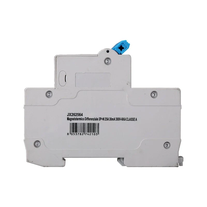 RCBO Interruttore Magnetotermico Differenziale Tipo A Curva C 3P+N 4M 6000A 30mA C25A AC 400V IP20 IEC61009-1 - Image 2