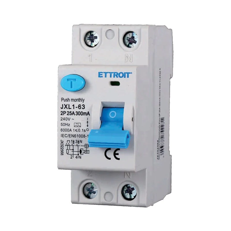 RCCB Interruttore Differenziale Puro Tipo A 1P+N 2M 6000A 300mA 25A AC 230V IP20 IEC61008-1 - Image 3