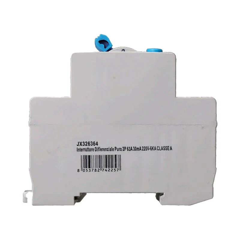 RCCB Interruttore Differenziale Puro Tipo A 1P+N 2M 6000A 30mA 63A AC 230V IP20 IEC61008-1 - Image 2