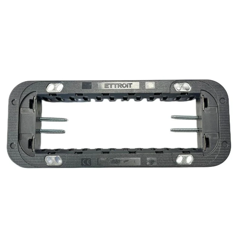 Supporto Slim Sottile 6P Serie Moon 6 Posti Per Scatole 506 Compatibile Con Bticino Axolute Air