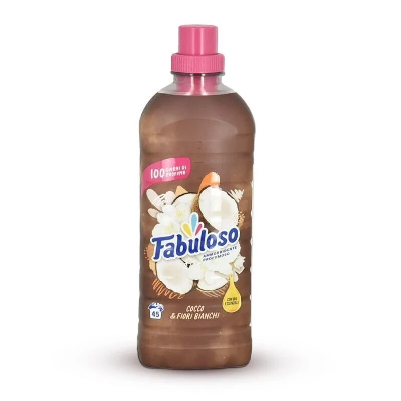 FABULOSO AMMOORBIDENTE CONCENTRATO DA 1 LT FRAGRANZA COCCO E FIORI BIACHI - Image 2