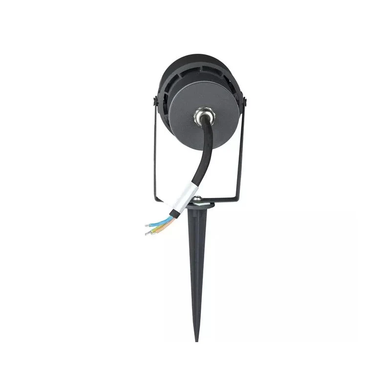 Faretto LED da Giardino 12W con Picchetto Colore Grigio 3000K IP65 SKU-217550 - Image 4