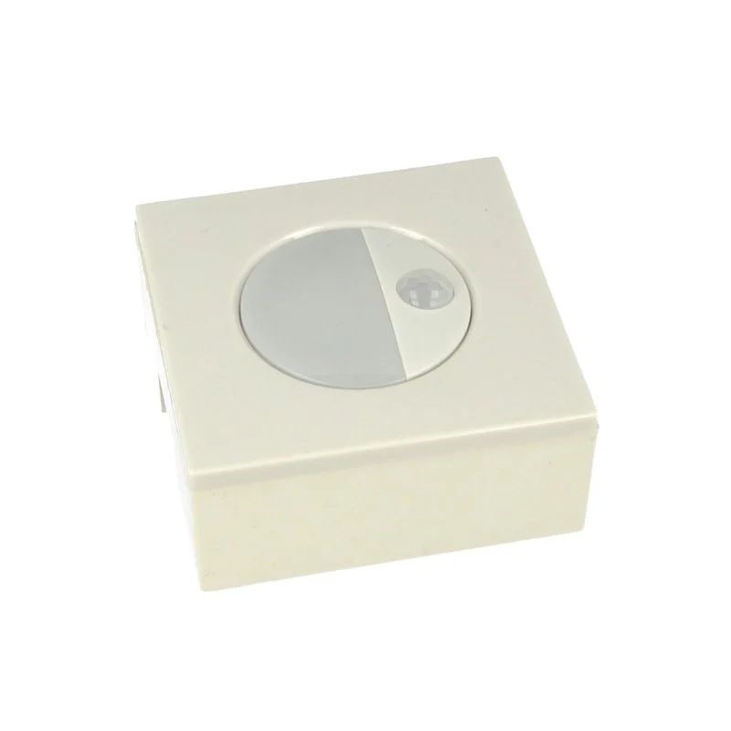 Faretto Luci Led Segnapasso Con Sensore Movimento 3W Bianco Neutro Quadrato Scatola Incasso 86X86 da Muro Incluso SKU-5570 - Image 3