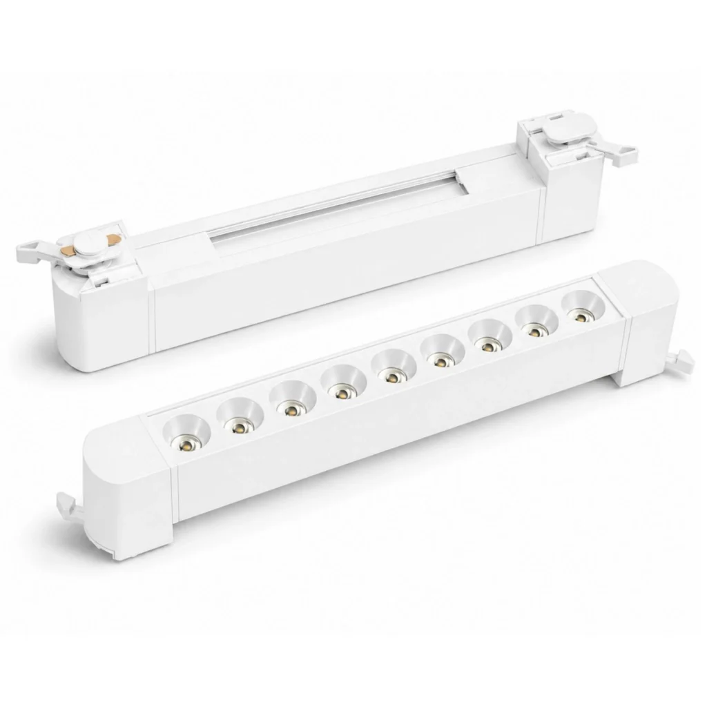 Faro Led Binario Monofase, Bianco Lineare 34cm 18W 1800lm 24° Orientabile, Disponibili 3000K 4000K (Bianco Neutro 4000K) - Image 4