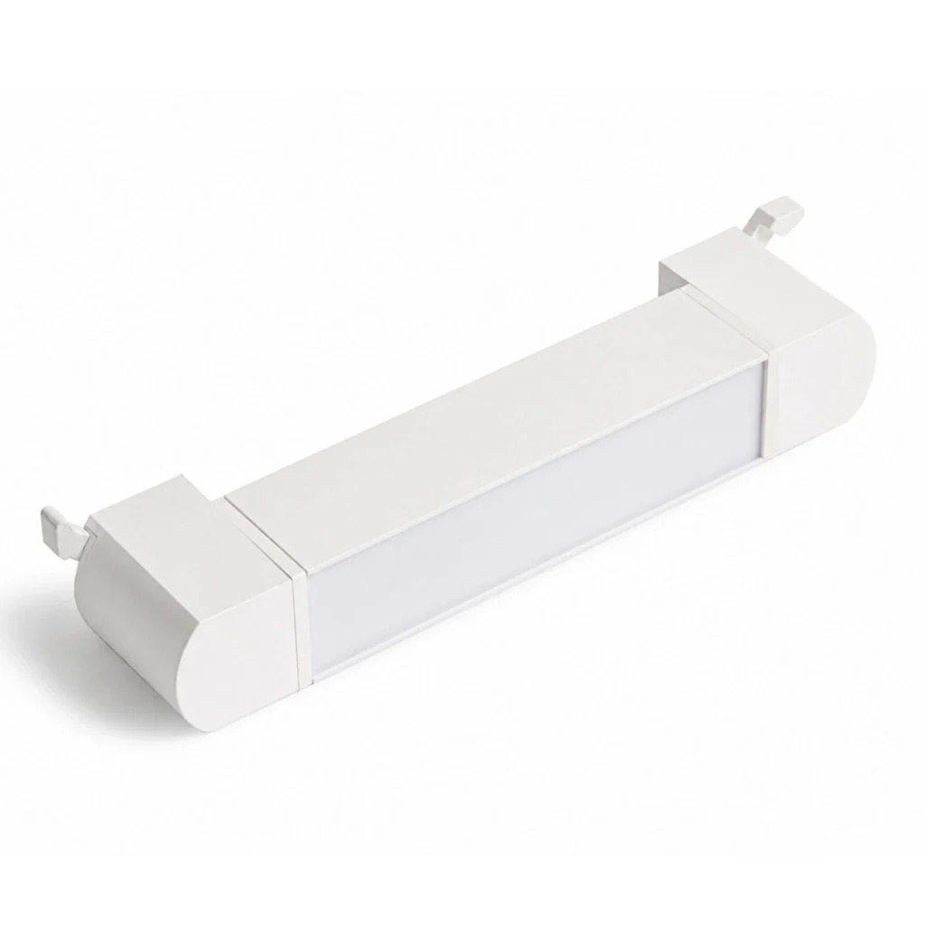 Faro Led Binario Monofase, Bianco Lineare 61cm 28W 2800lm 120° Orientabile, Disponibili 3000K 4000K (Bianco Caldo 3000K)