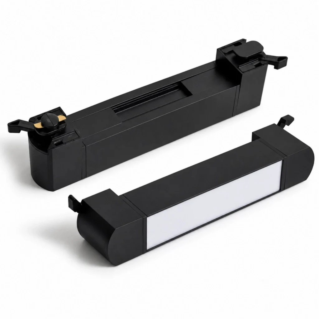 Faro Led Binario Monofase, Nero Lineare 61cm 28W 2800lm 120° Orientabile, Disponibili 3000K 4000K (Bianco Caldo 3000K) - Image 4