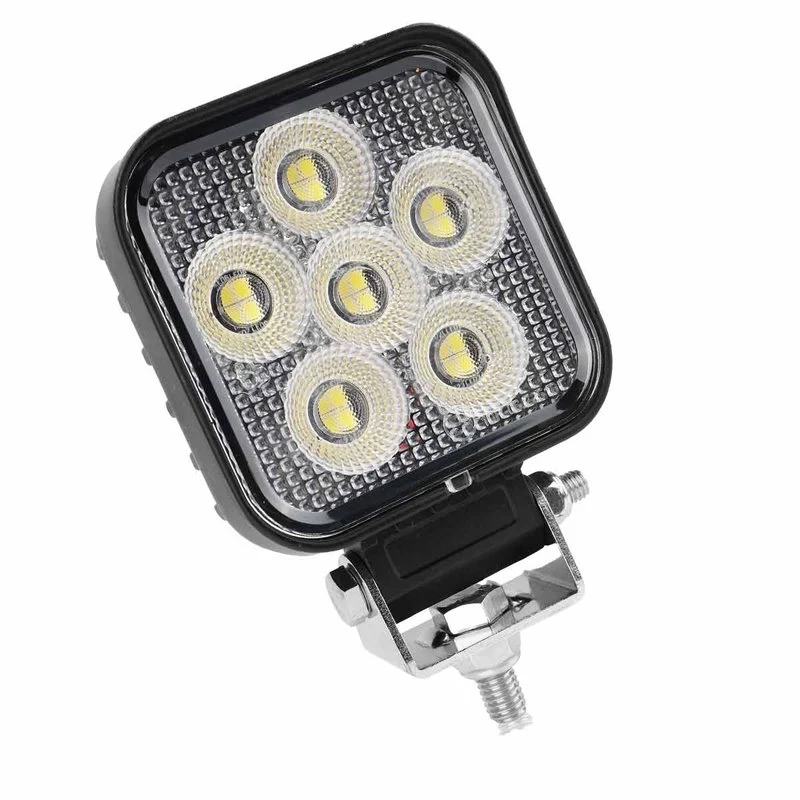 Faro Led da Lavoro Led Work Light Lampada Supplementare Quadrato 3'' 24W 2400LM 12V 24V IP67 6000K - Image 2