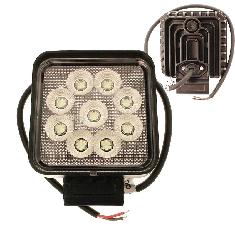 Faro Led da Lavoro Led Work Light Lampada Supplementare Quadrato 4'' 36W 3600LM 12V 24V IP67 6000K - Image 2