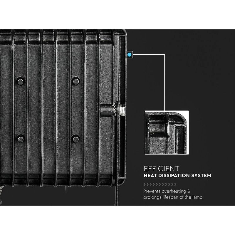 Faro Led Flood Light 20W Carcassa Nera IP65 Freddo 6400K Super Slim SKU-215948 - Image 4