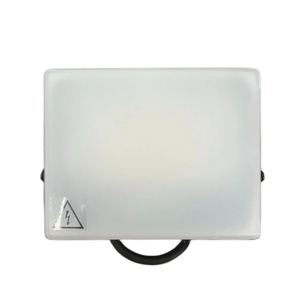 Faro Led Flood Light CCT 100W, Diffusore Bianco Opaco Super Slim Carcassa Nera, IP65 273X241X38mm SKU-23767 - Image 2