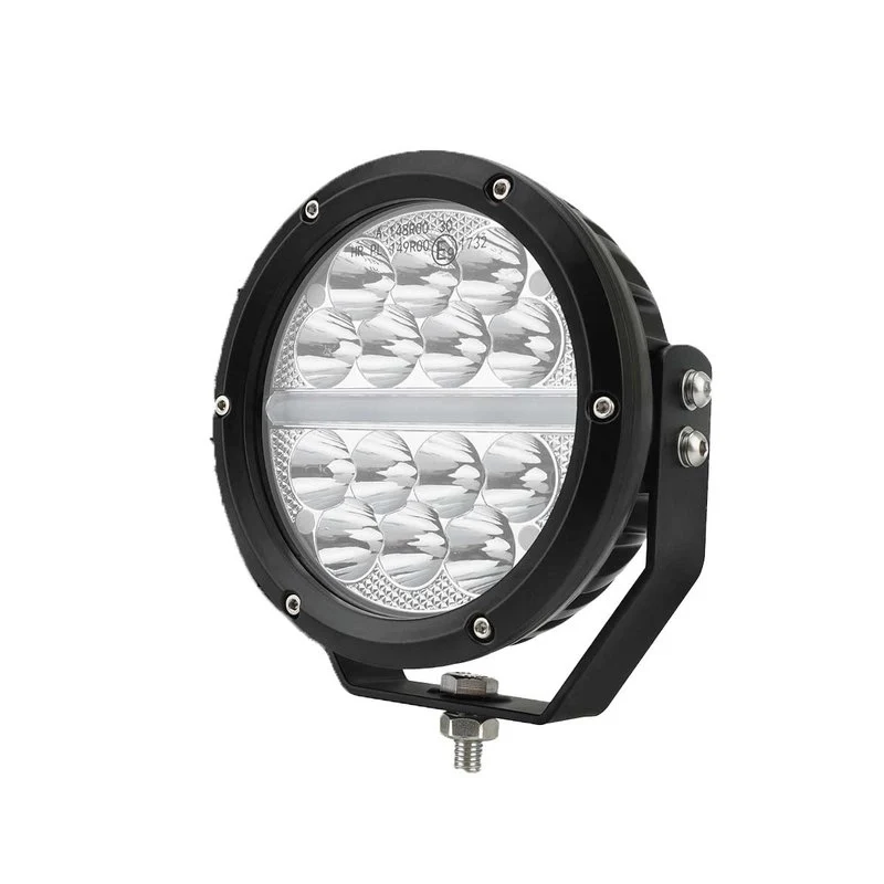 Faro Led Fuoristrada Rotondo 6'' 70W 7000LM + DRL Bianco 10W 12V 24V IP67 6000K Omologato E-Mark - Image 2