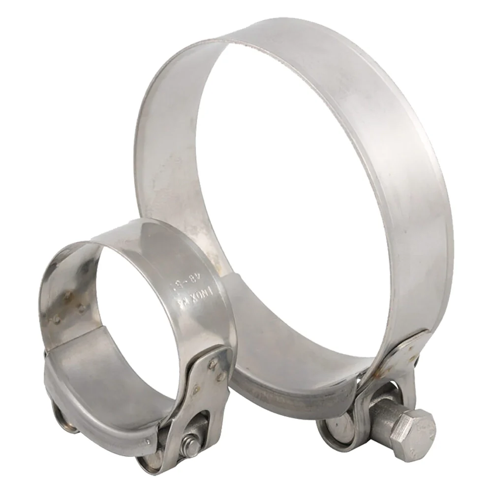 FASCETTA A MORSETTO ø 80 - 85 - banda 24 mm - vite M8- 10 pezzi  - UNIKO