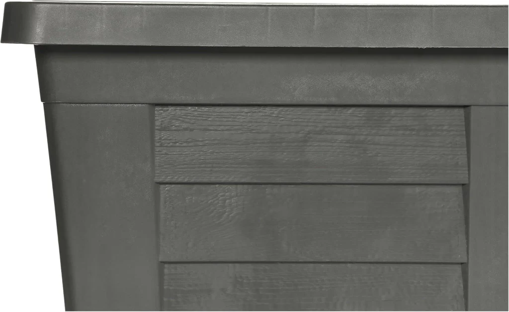 FIORIERA RETTANGOLARE cm  40 x 21,5 x 17 - antracite (con sottovaso)  - BAMA - Image 3