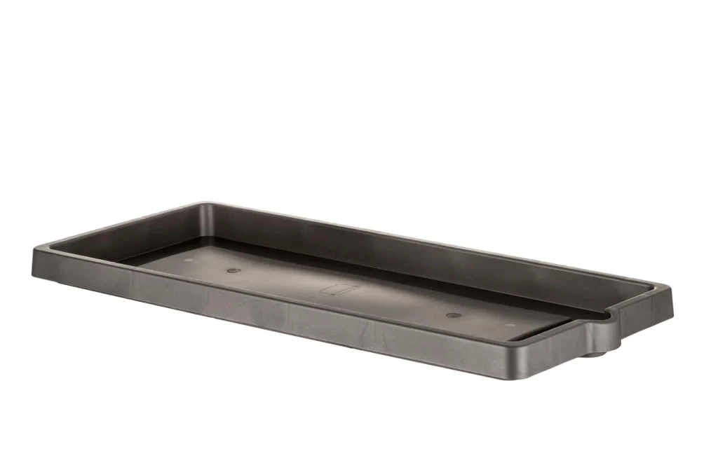 FIORIERA RETTANGOLARE cm  40 x 21,5 x 17 - antracite (con sottovaso)  - BAMA - Image 5