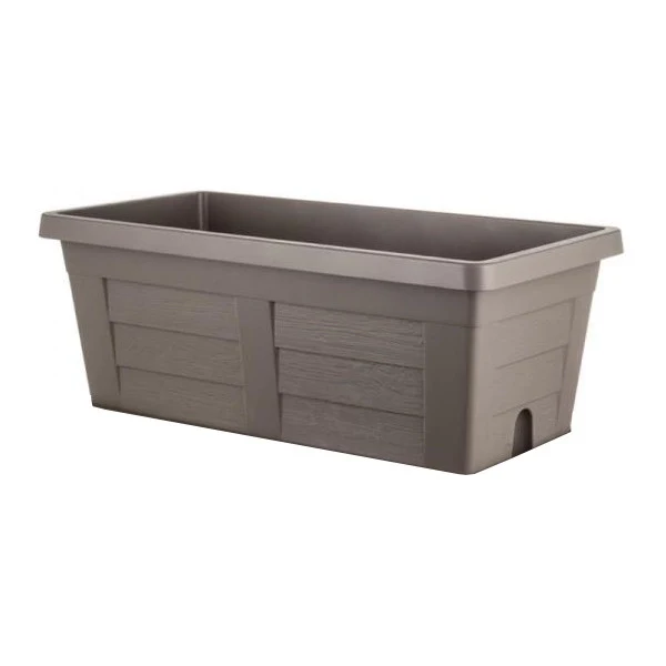 FIORIERA RETTANGOLARE cm  60 x 30 x 26 - cappuccino (senza sottovaso)  - BAMA