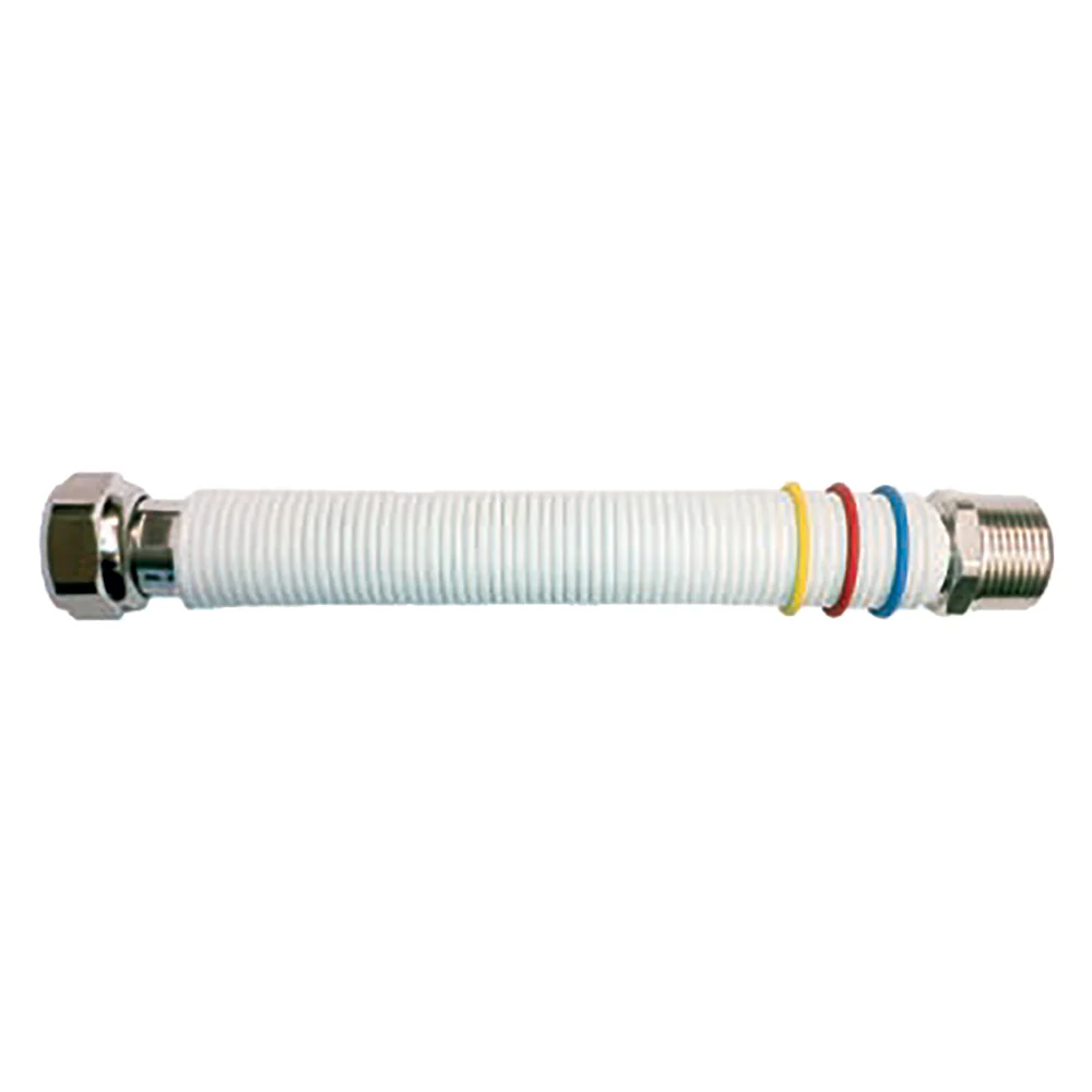 FLESSIBILE ESTENSIBILE RIVESTITO PER GAS / ACQUA SANITARIA MF 3/4' - da 100 a 200 mm - DN20