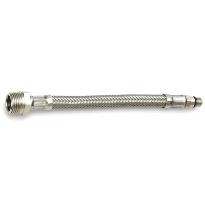 FLESSIBILE PER RUBINETTI CON DOCCETTA ESTRAIBILE CM. 16- 8 x 1 - M. 3/8- DH- pezzi 1