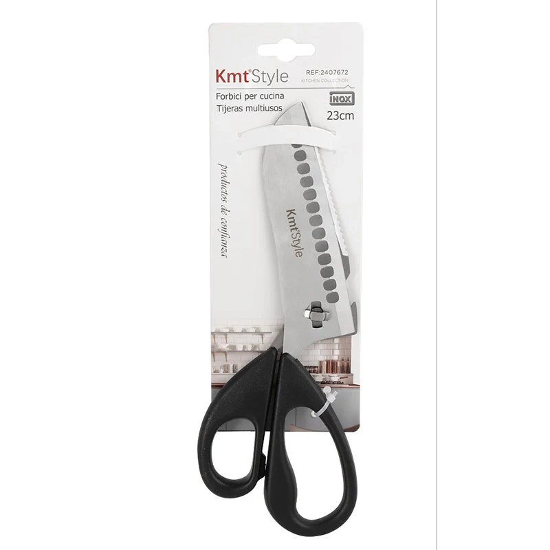 Forbici Cucina Smontabili Multifunzionali In Acciaio Inox Smontato come Due Coltelli Indipendenti 23cm - Image 3
